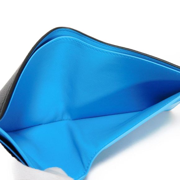 BOTTEGA VENETA Bifold Wallet The Edit Compact Bicolor Logo Embossed 629683 VA... - Picture 7 of 9